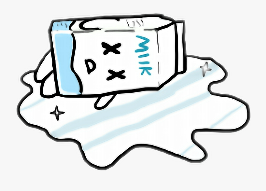 Clipart Milk Spill Milk, Transparent Clipart
