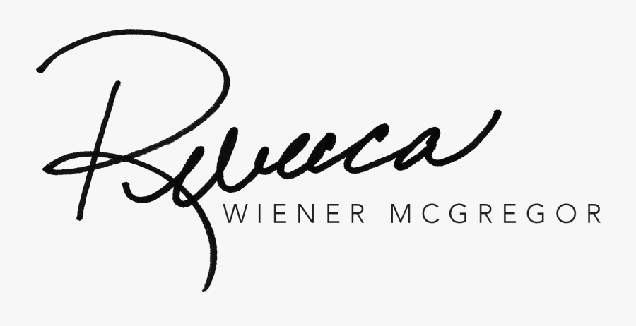 Rebecca Wiener Mcgregor - Calligraphy, Transparent Clipart