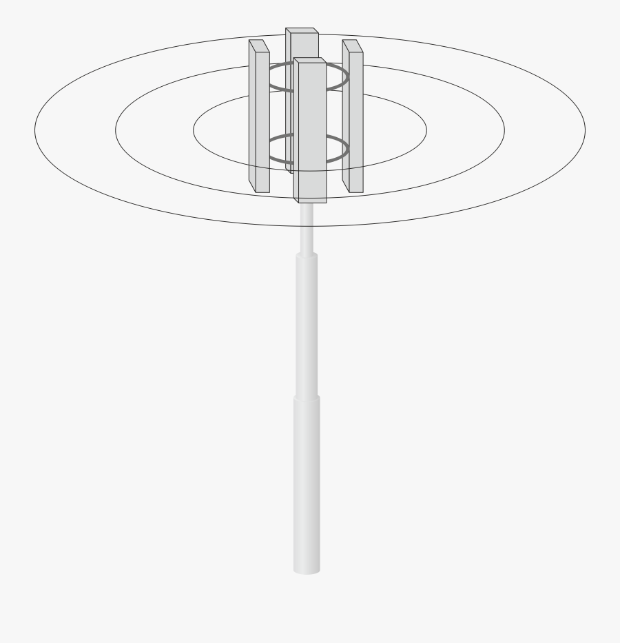 Radio Mast Clip Arts - Circle, Transparent Clipart