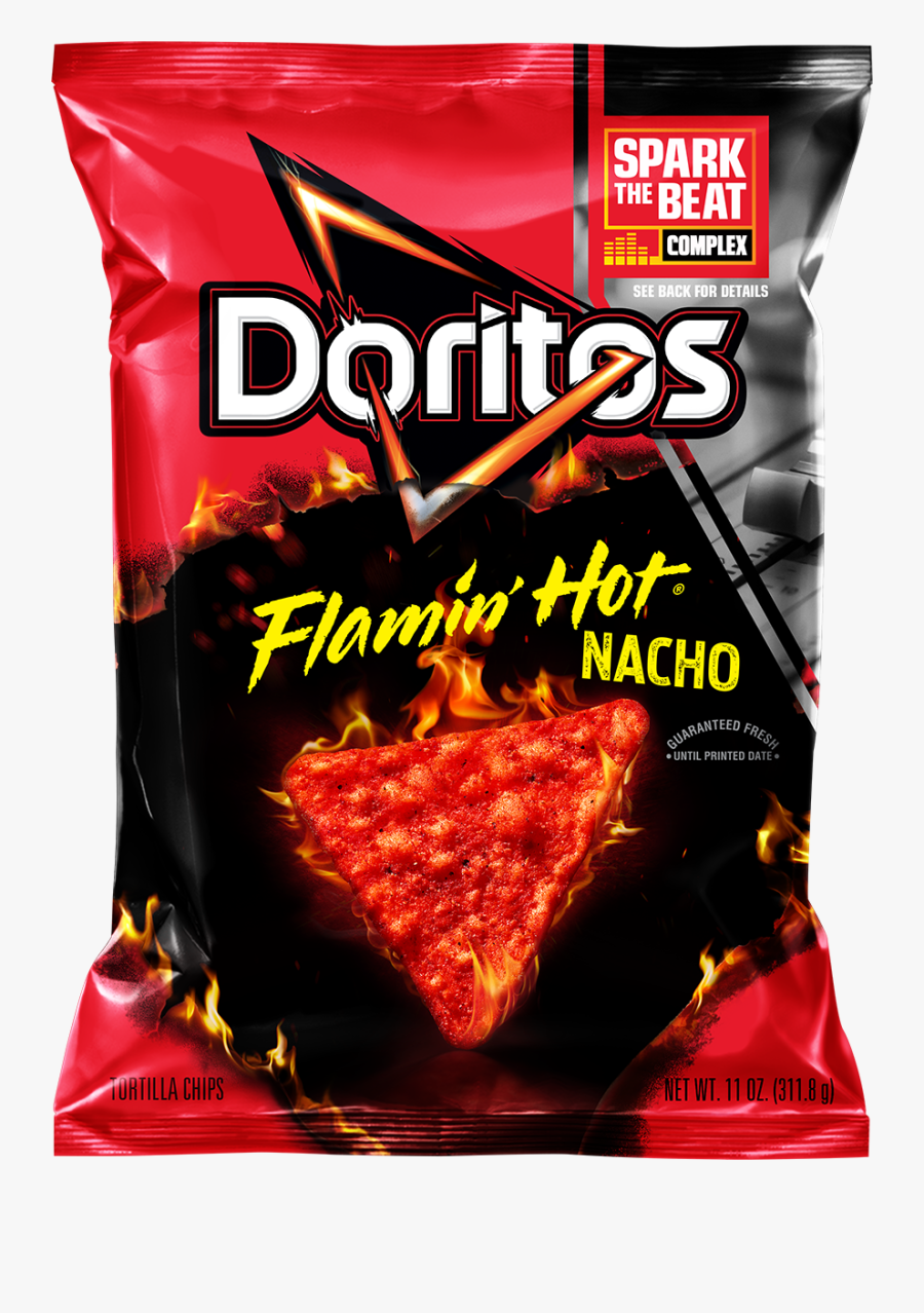 Flamin Hot Nacho Doritos, Transparent Clipart