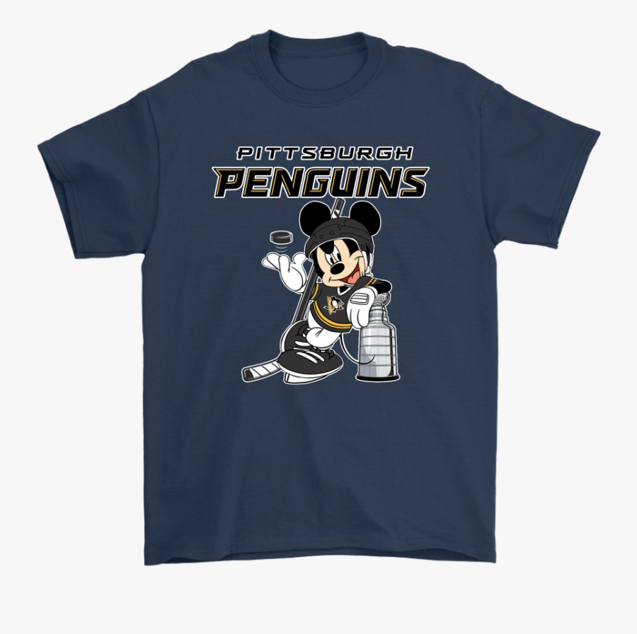 Mickey Pittsburgh Penguins Taking The Stanley Cup Hockey - St Louis Blues Stanley Cup Shirts, Transparent Clipart