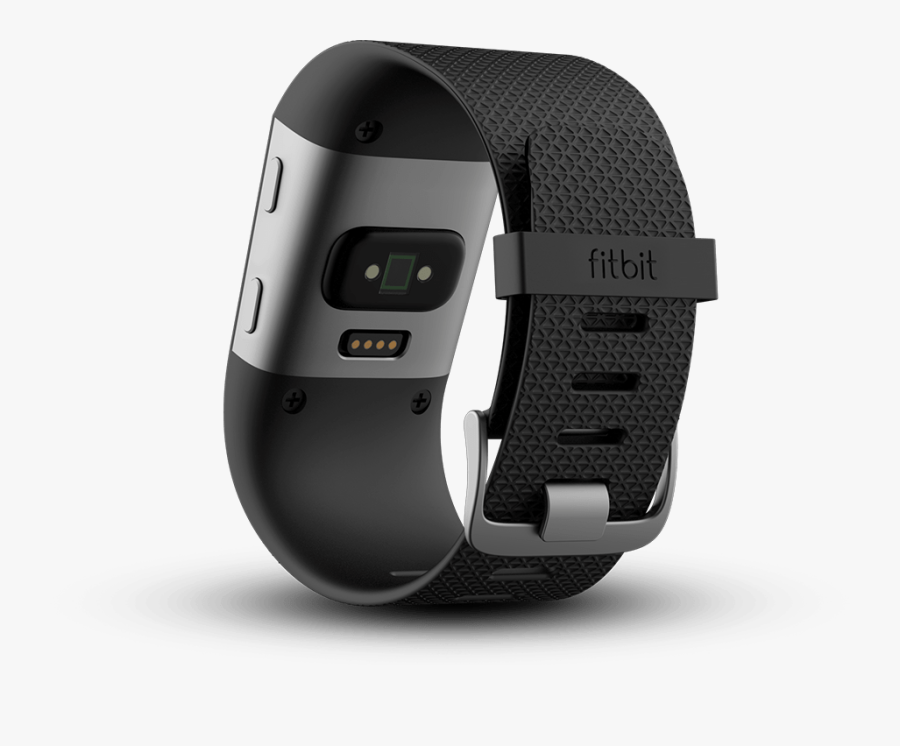Fitbit Surge Back - Fitbit Surge Black, Transparent Clipart