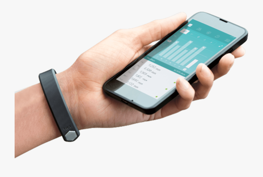 Fitbit Alta - Fitbit On Arm Png, Transparent Clipart