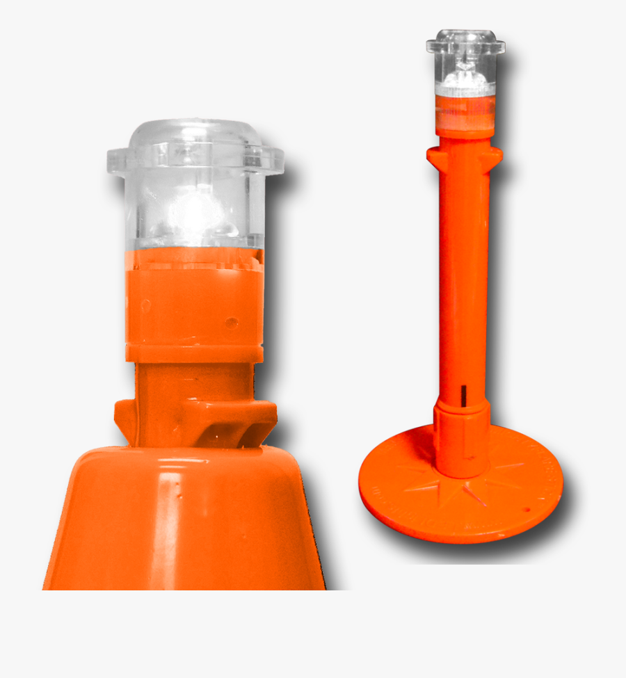 For Use With Standard Traffic Cones - Plastic, Transparent Clipart