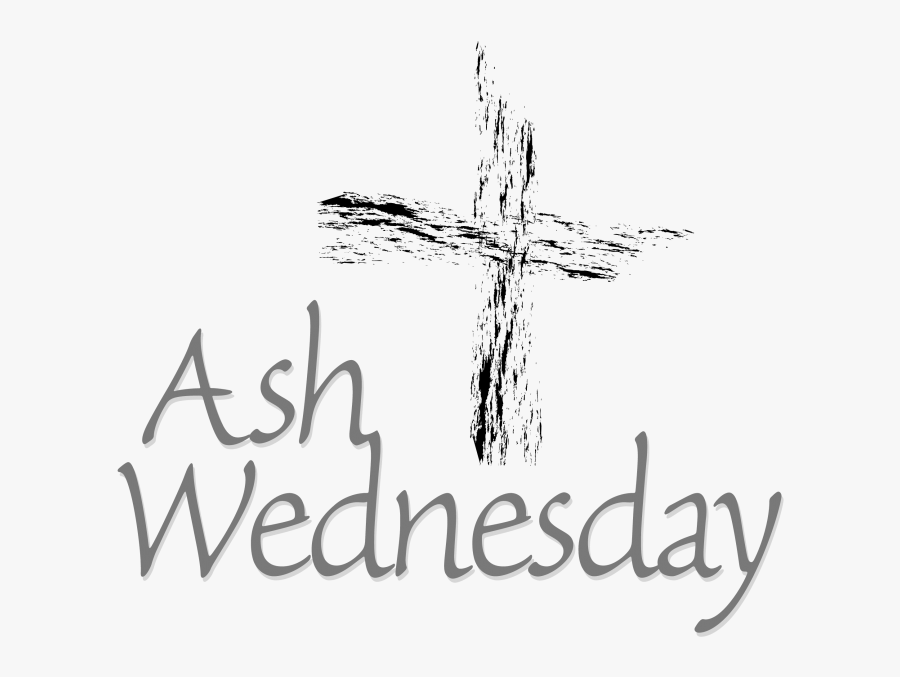 Ash Wednesday With A - Cross, Transparent Clipart