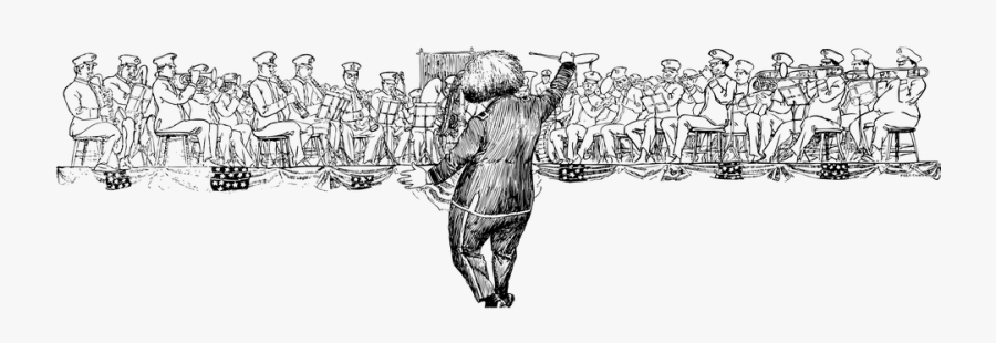 Maestro, Orchestra, Band, Conductor, Symphony, Musician - Orchestra Transparent, Transparent Clipart
