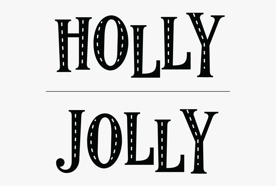 Chalkboard Clip Diy - Chalk Couture Holly Jolly, Transparent Clipart