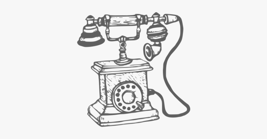 Alexander Graham Bell Telephone Drawing, Transparent Clipart