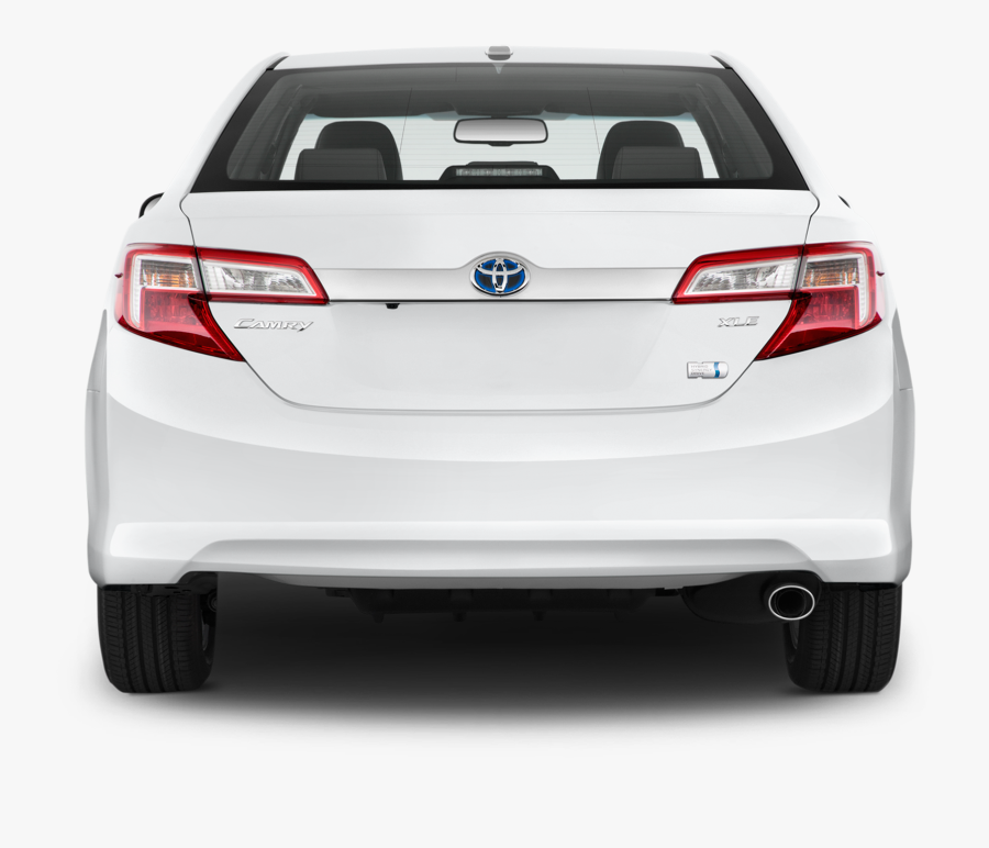 Toyota Clipart Vehical - 2013 Toyota Camry Rear View, Transparent Clipart