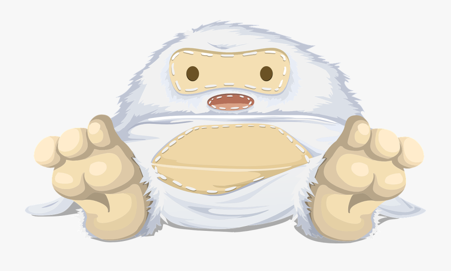 Free Technology For Teachers - Cute Yeti Cartoon Transparent Background, Transparent Clipart