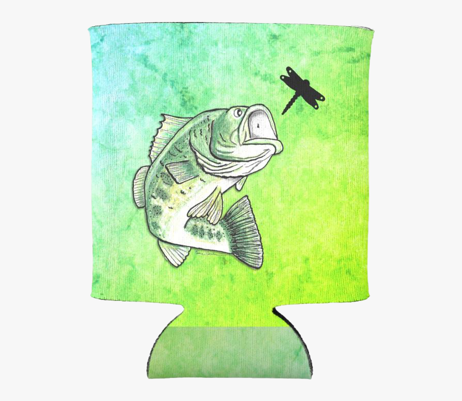 Largemouth Bass Koozie - Bass, Transparent Clipart