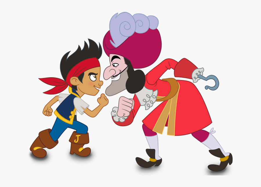 Jake & The Never Land Pirates Clipart - Capitan Garfio De Jake Y Los Piratas, Transparent Clipart