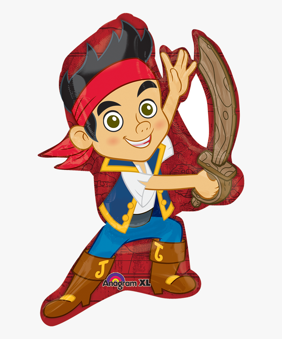 Transparent Jake And The Neverland Pirates Png - Balloons Jake, Transparent Clipart