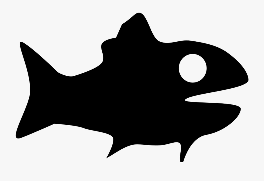 Walleye Vector Dxf - Silhueta Peixinho Png, Transparent Clipart