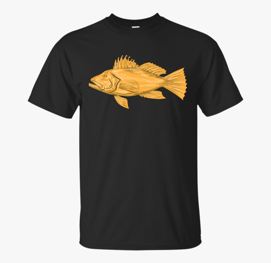 Black Sea Bass Drawing - Fake Supreme Box Logo, Transparent Clipart