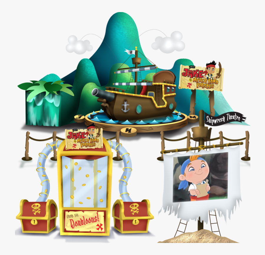 Jake & The Neverland Pirates Mobile Experience - Jake And The Neverland Pirates Concept Art, Transparent Clipart