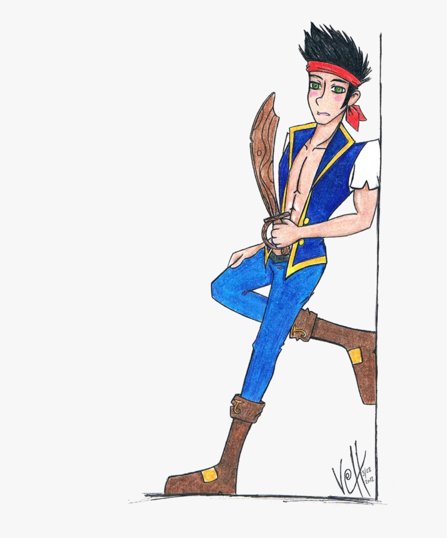 Jake And The Neverland Pirates Adult Jake, Transparent Clipart