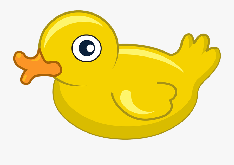 Transparent Cartoon Rubber Duck, Transparent Clipart