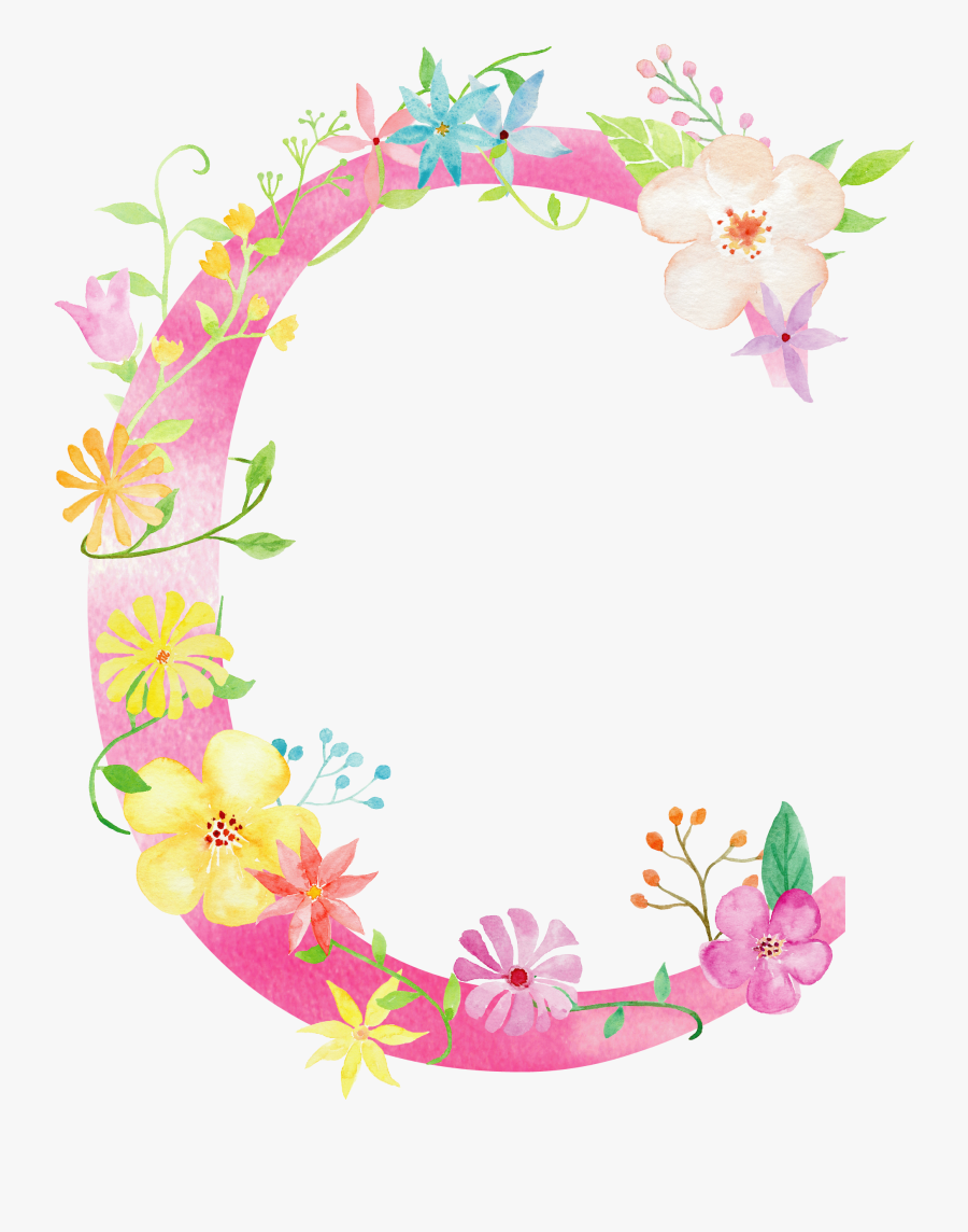 C Letter Png Pic - Flowers Letter M Png, Transparent Clipart