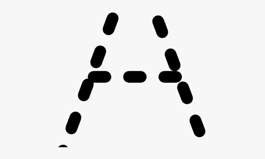 Tracing Cliparts - Letter A Tracing, Transparent Clipart