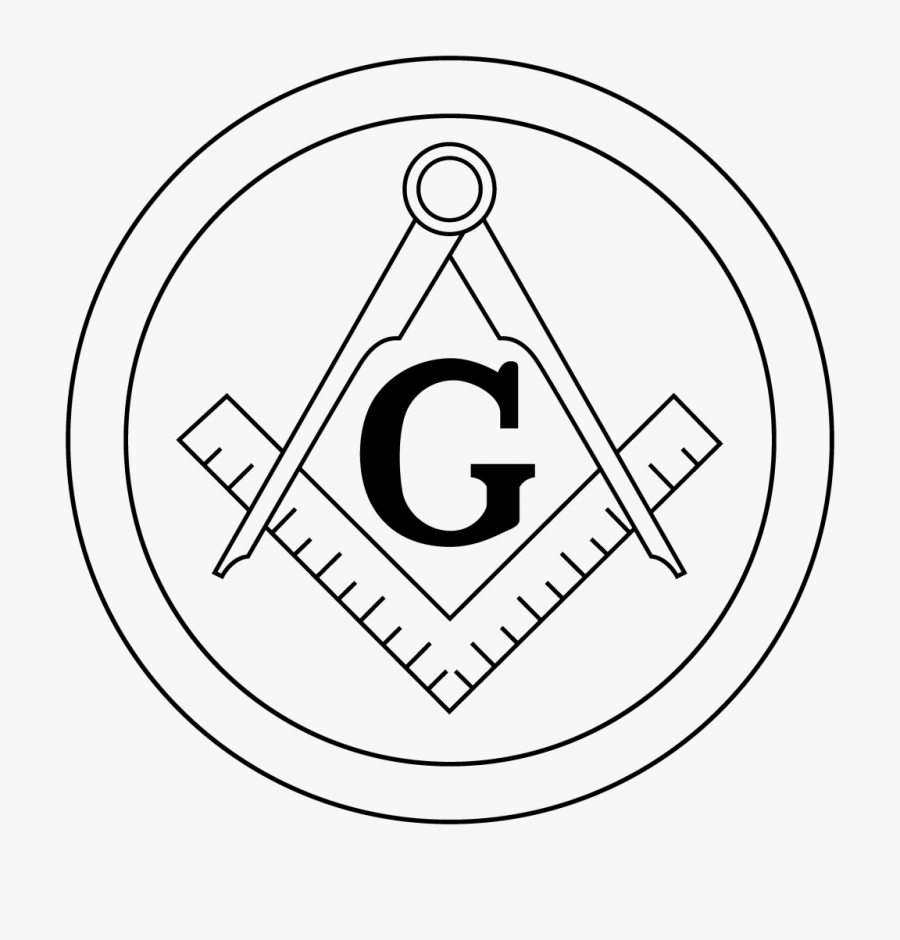 Transparent Masonic Square And Compass Png, Transparent Clipart