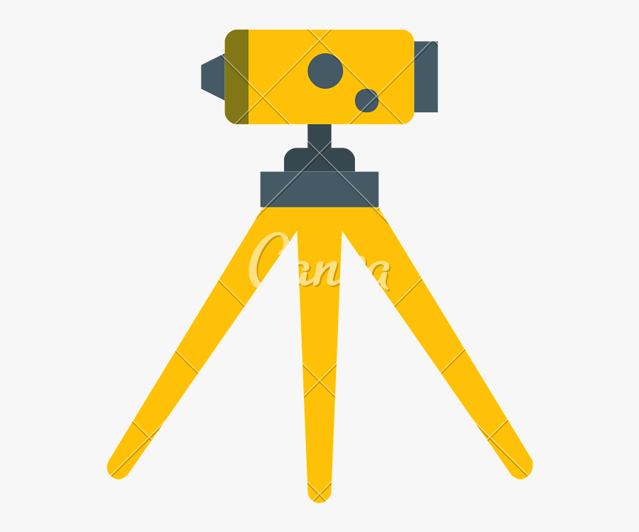 Land Survey Icons - Survey Tripod Clipart, Transparent Clipart
