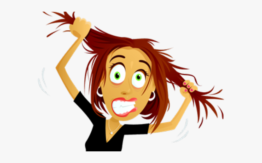 Tearing Your Hair Out, Transparent Clipart