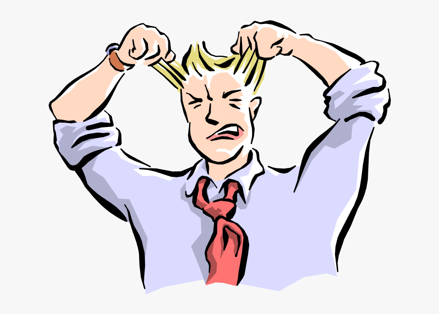Pulling Hair Out Clipart, Transparent Clipart