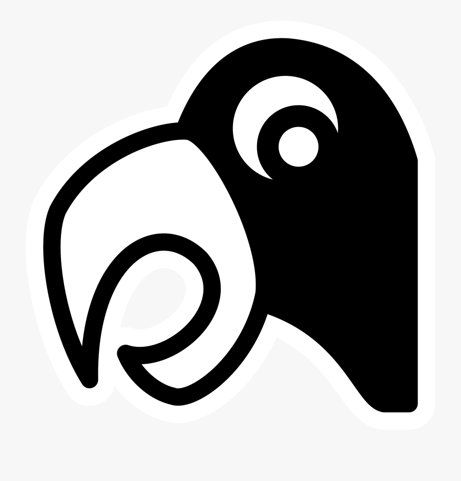 Monochrome Photography Silhouette Logo, Transparent Clipart