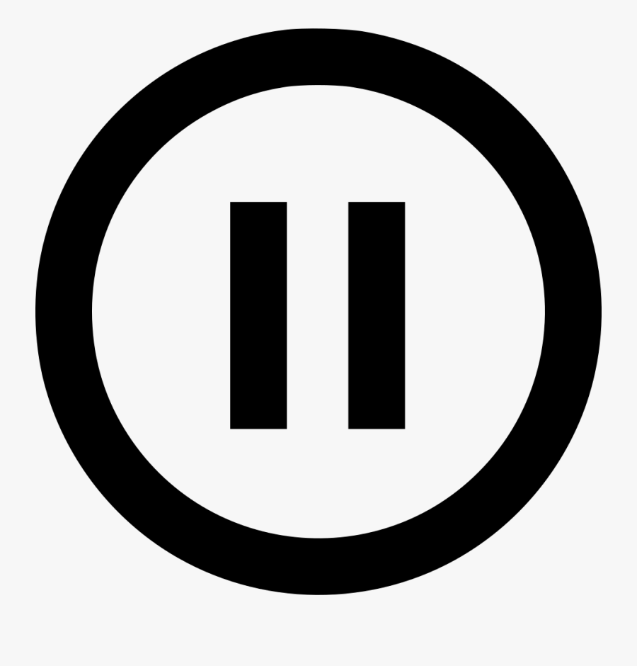 Pause Icon Png - Copyright Symbol Png , Free Transparent Clipart