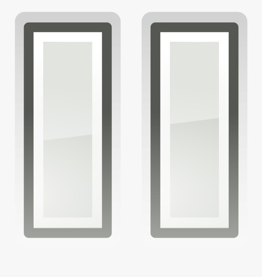 Tango Media Pause Clip Arts - Home Door, Transparent Clipart