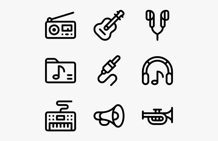 Pause Icons, Transparent Clipart