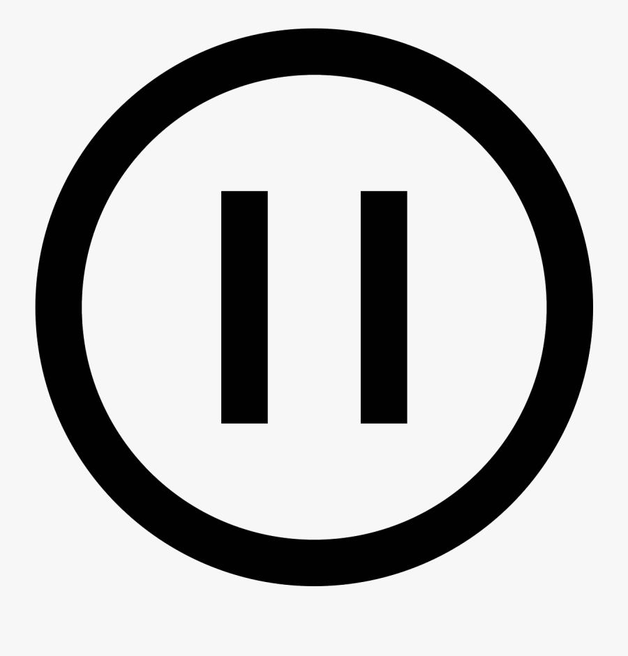 Pause Button Png - Near By Icon, Transparent Clipart