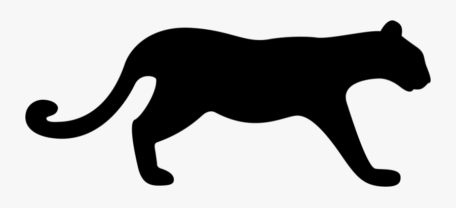 Cheetah Silhouette Clip Art, Transparent Clipart