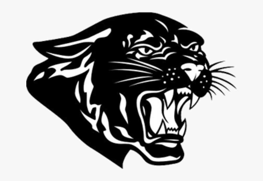 Drawing Panther Profile - Eastlake Panthers Logo, Transparent Clipart