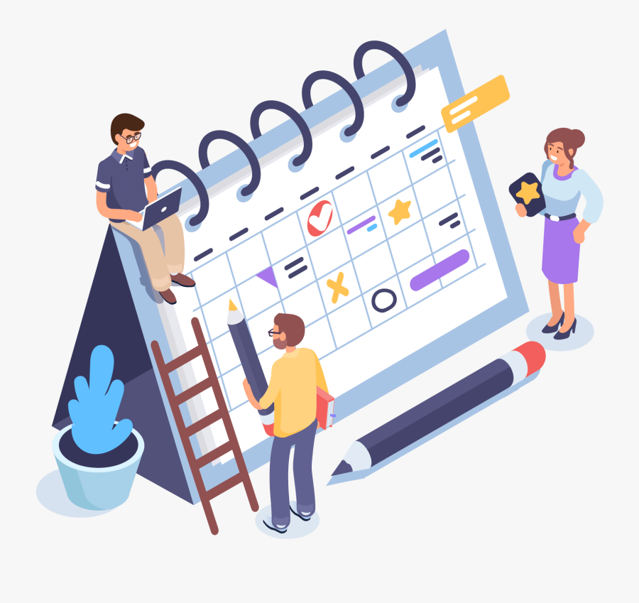 Social Media Calendar Template 2019 Buy, Transparent Clipart