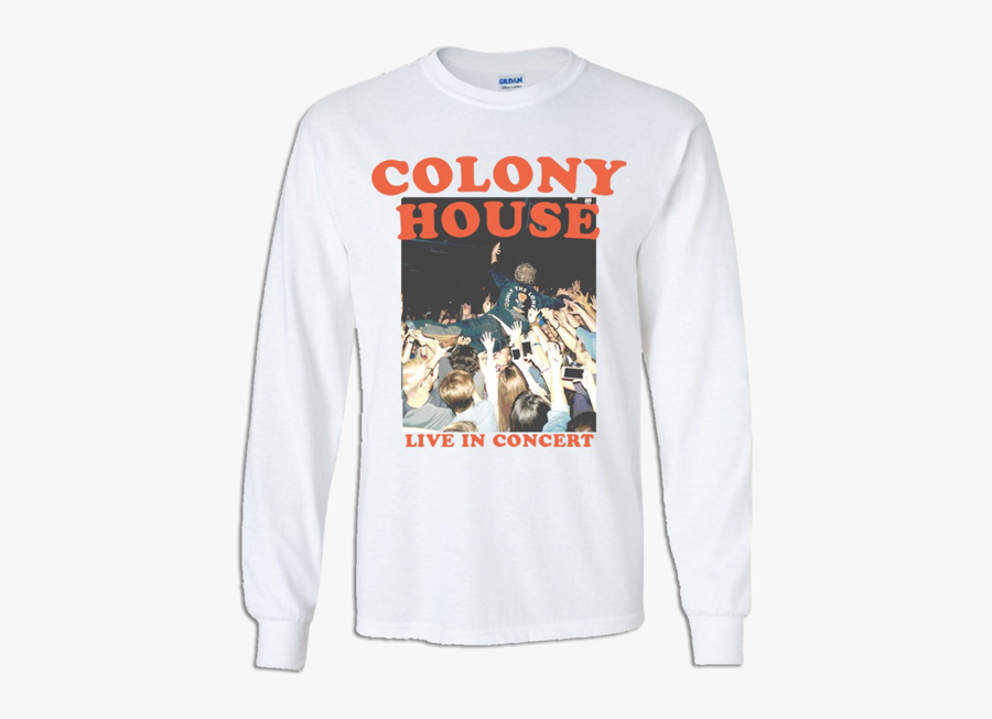 Colony House Apparel On - Colony House Band Shirt, Transparent Clipart