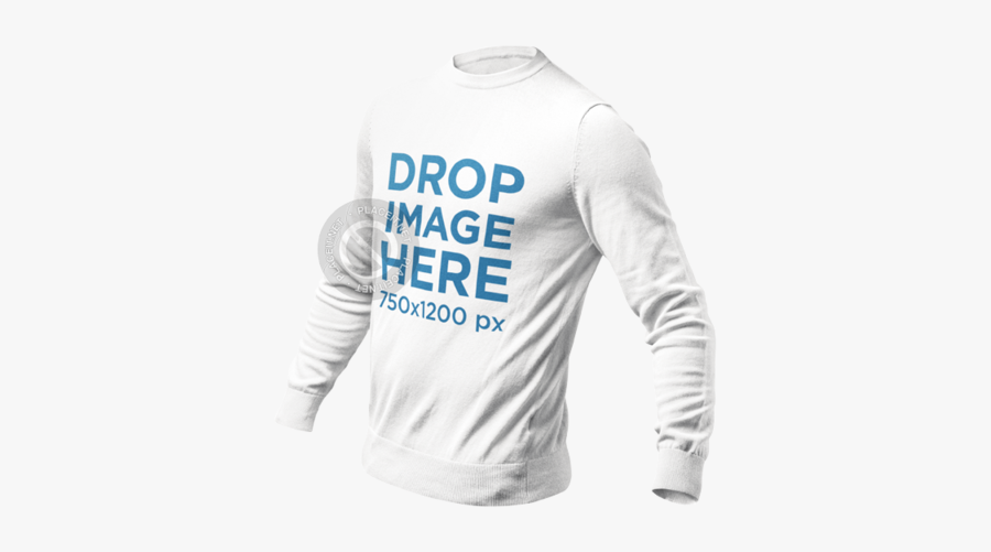 Clip Art Long Sleeve Shirt Mockup - Png Background Hd T Shirt, Transparent Clipart
