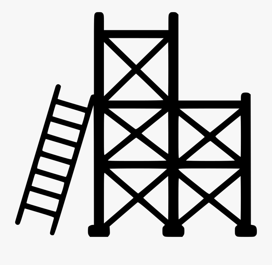 Ladder Scaffold Comments - Scaffolding Icon, Transparent Clipart