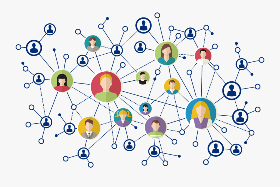 And Finance, Insurtech, Of - Network Of Customers, Transparent Clipart