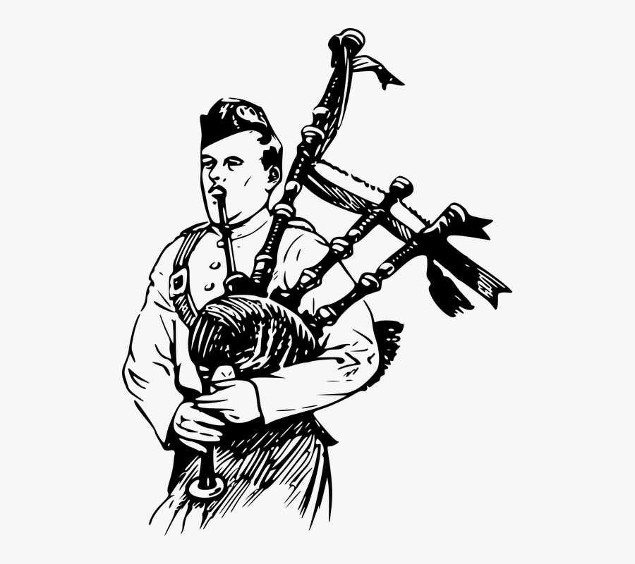 Musical Instrument,pipe,indian Musical Instruments,string - Bagpiper Clip Art, Transparent Clipart