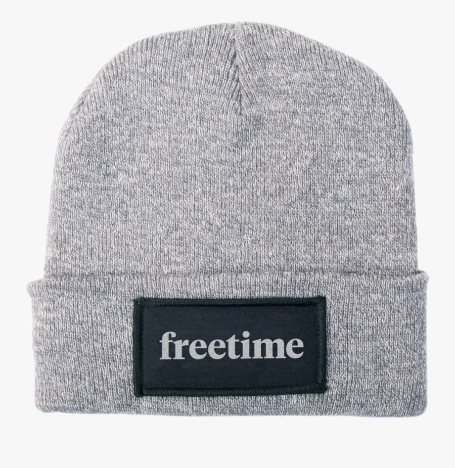 Freetime Patch Beanie - Beanie, Transparent Clipart