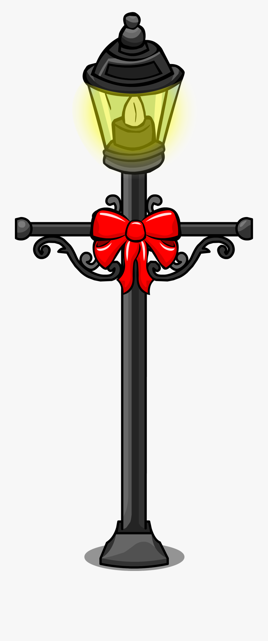 Wrought Iron Lamp Post Sprite - Lamp Sprite, Transparent Clipart