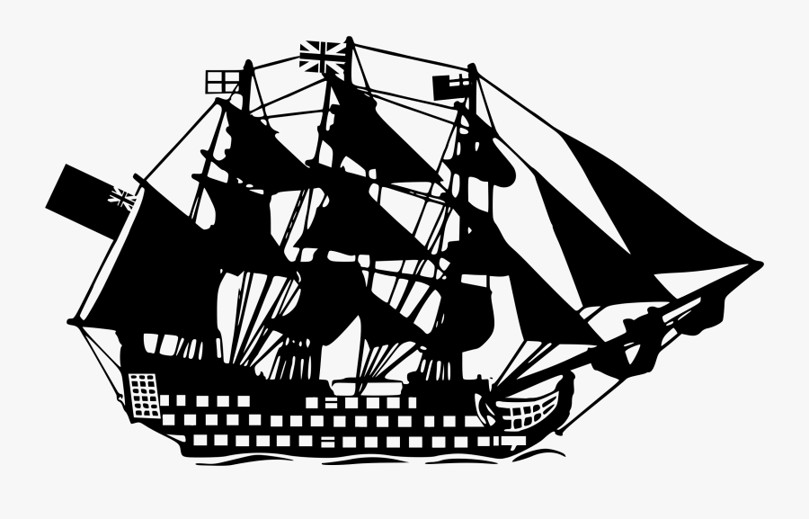 Sailing Ship Drawing Cc0 - Clipart Navio Png Desenho, Transparent Clipart