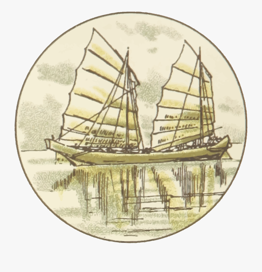 Sail Clipart Tall Ship - Full Rigged Pinnace, Transparent Clipart