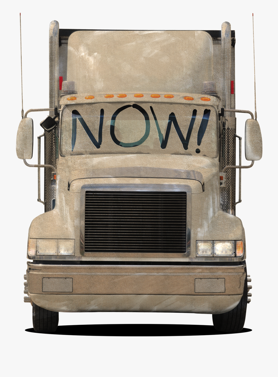 Dump Diesel - Front Truck, Transparent Clipart