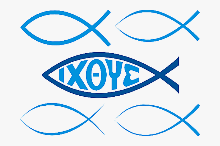 Christian Fish Symbol, Transparent Clipart