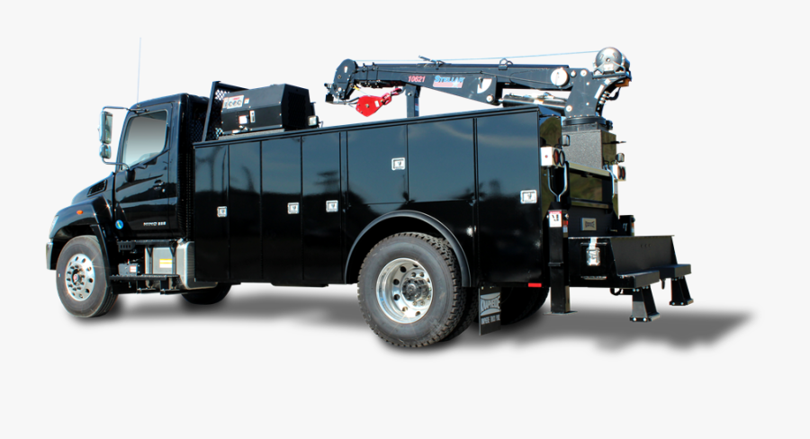 Tire Armored Car Tow Truck Commercial Vehicle - Mechanic Trucks, Transparent Clipart