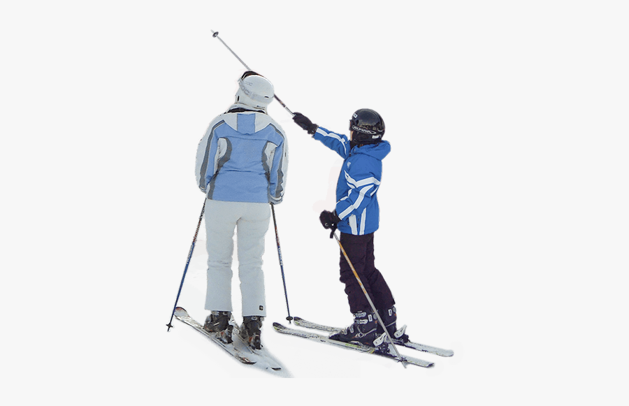 Skier Turns, Transparent Clipart