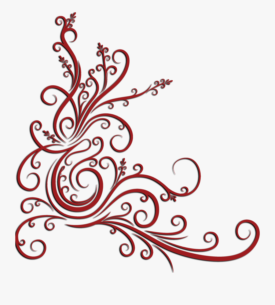 Tattoo Lace Boarder Filigree Mehndi Drawing Clipart, Transparent Clipart